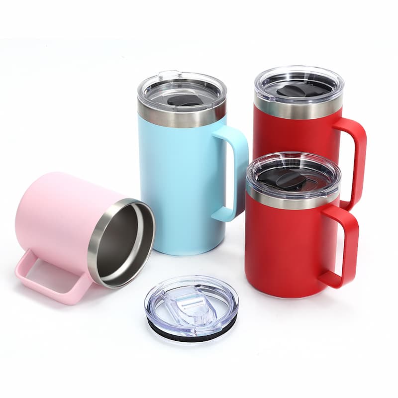 Scratch-Proof Matte Finish Camping Coffee Cup