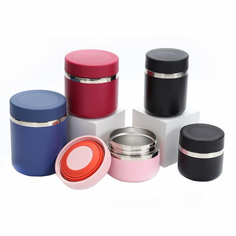 Stainless steel lunch box with silicone seal for office