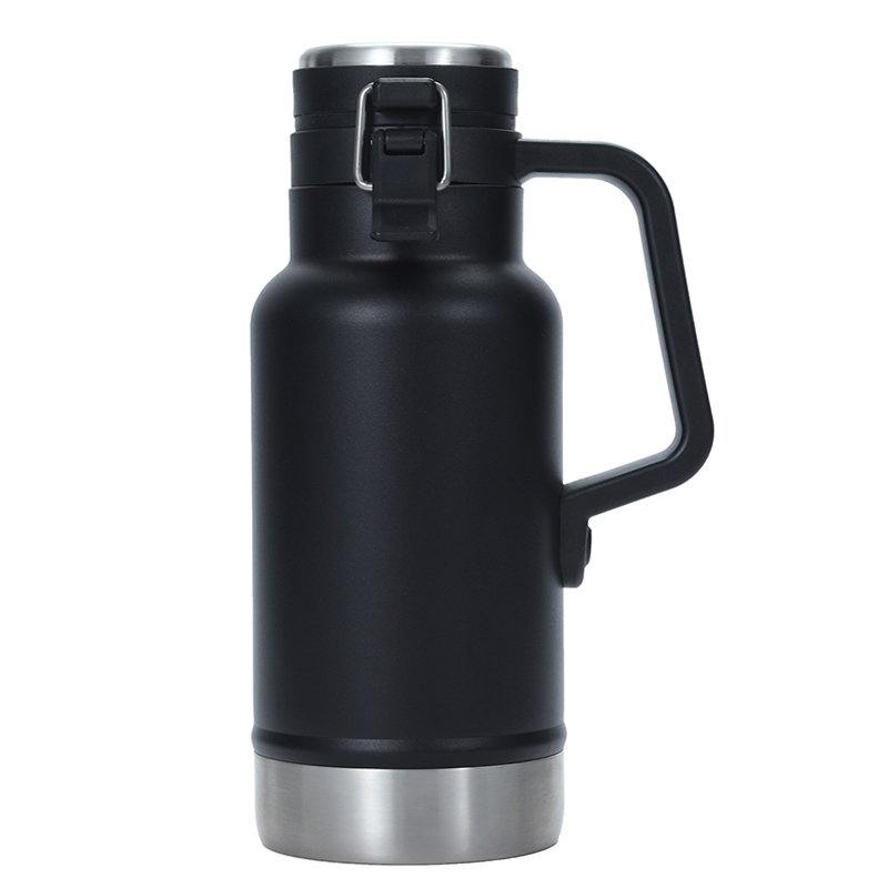 Growler de cerveza de acero inoxidable de 36 oz/64 oz para bebidas frías/calientes