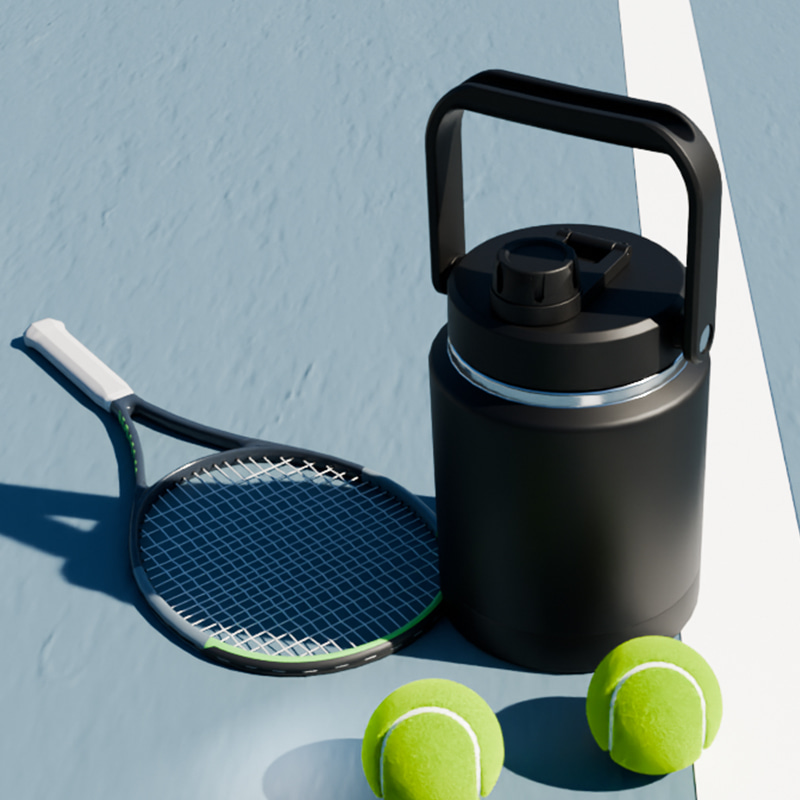 Los cubos de hielo de acero inoxidable de doble pared de gran capacidad