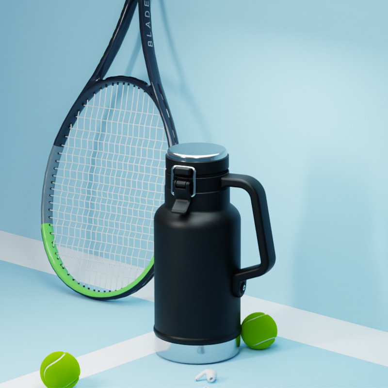 Growler de cerveza de acero inoxidable de 36 oz/64 oz para bebidas frías/calientes